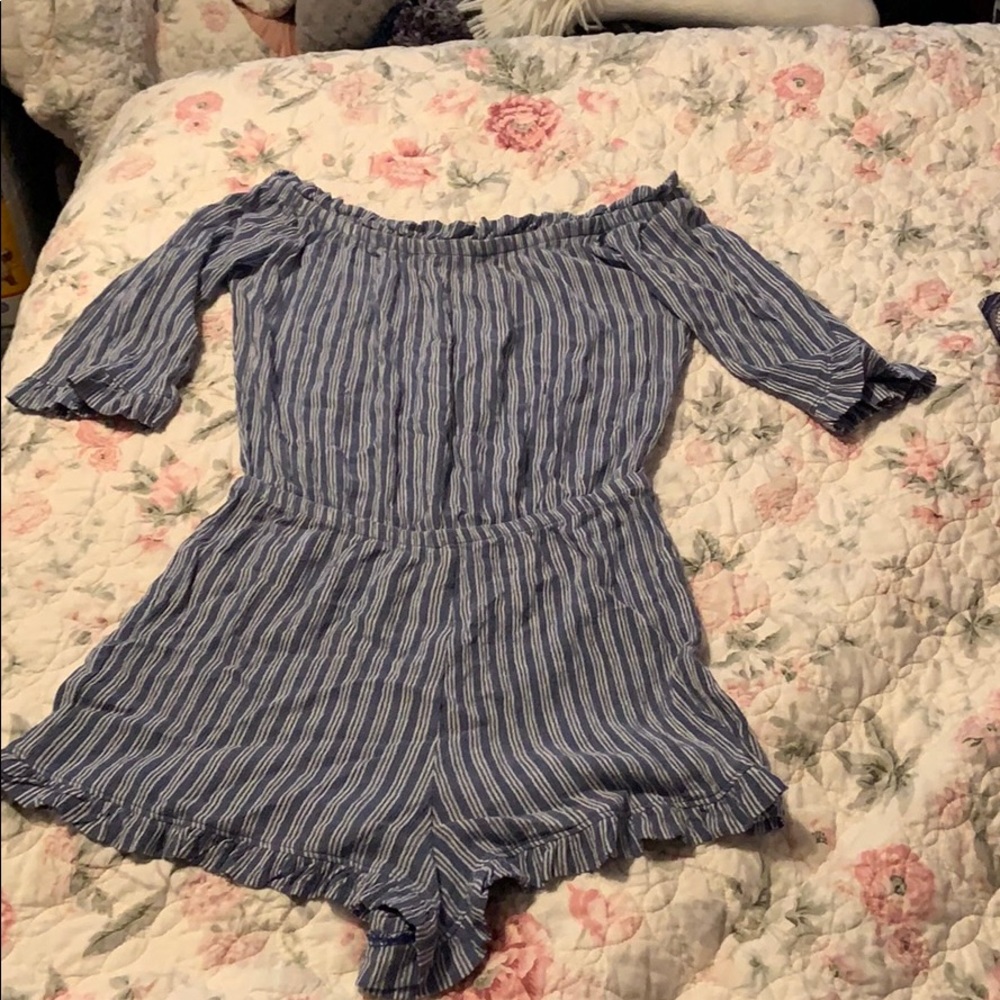 Ruffled romper